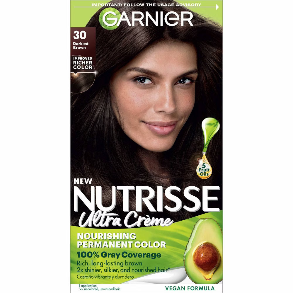 Garnier Nutrisse Ultra Color Nährende Coloration Creme 30 Dunkelbraun Sweet Cola