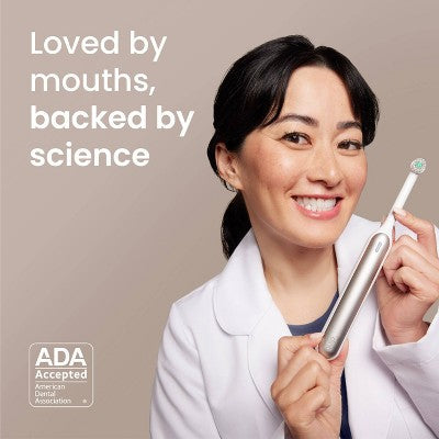 quip Rev Oscillating Rechargeable Electric Toothbrush White/Blue - Imperfect Box