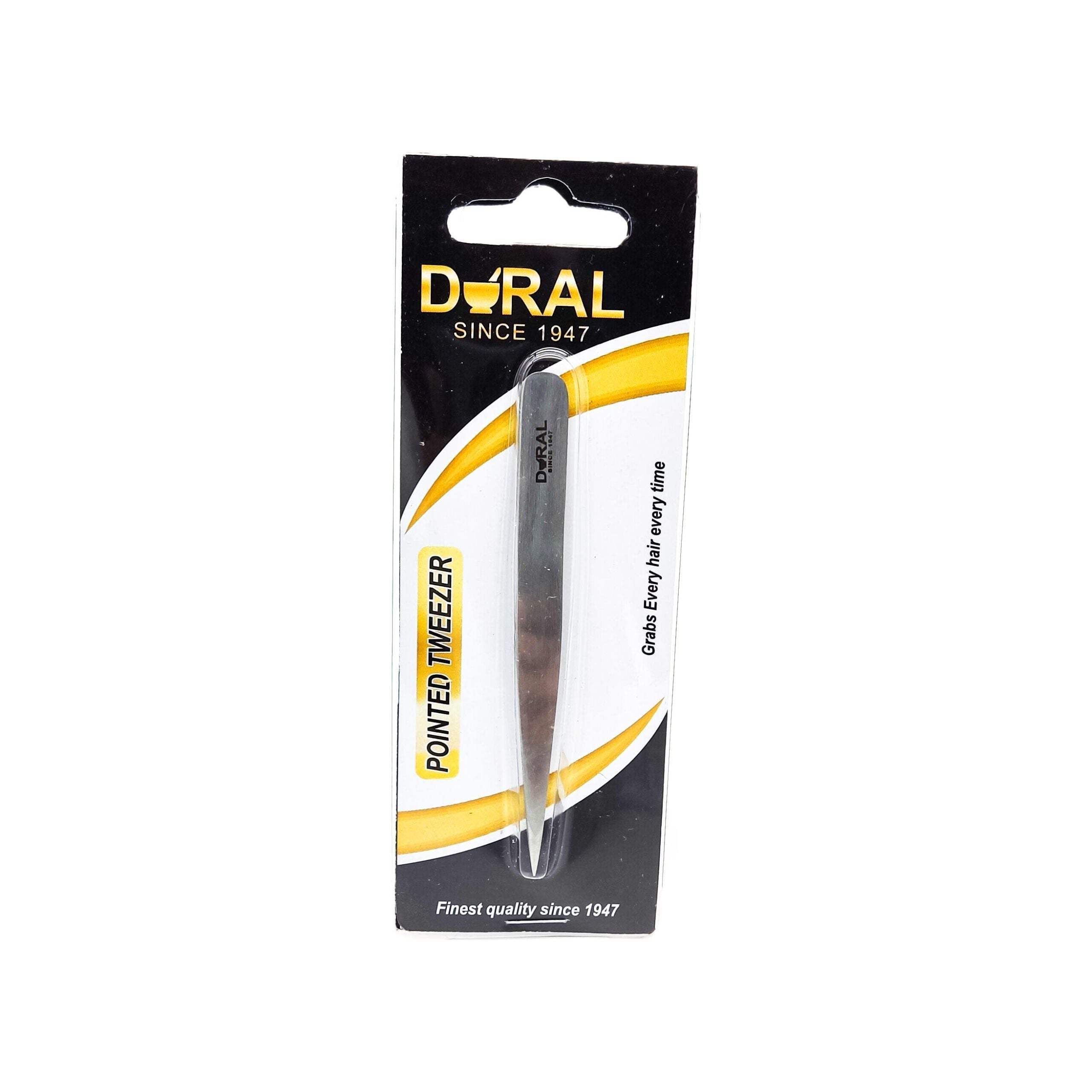 Dural-Pinzette, spitz, silber
