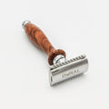 Dural Sheeshamholz Double Edge Rasierhobel + Beutel