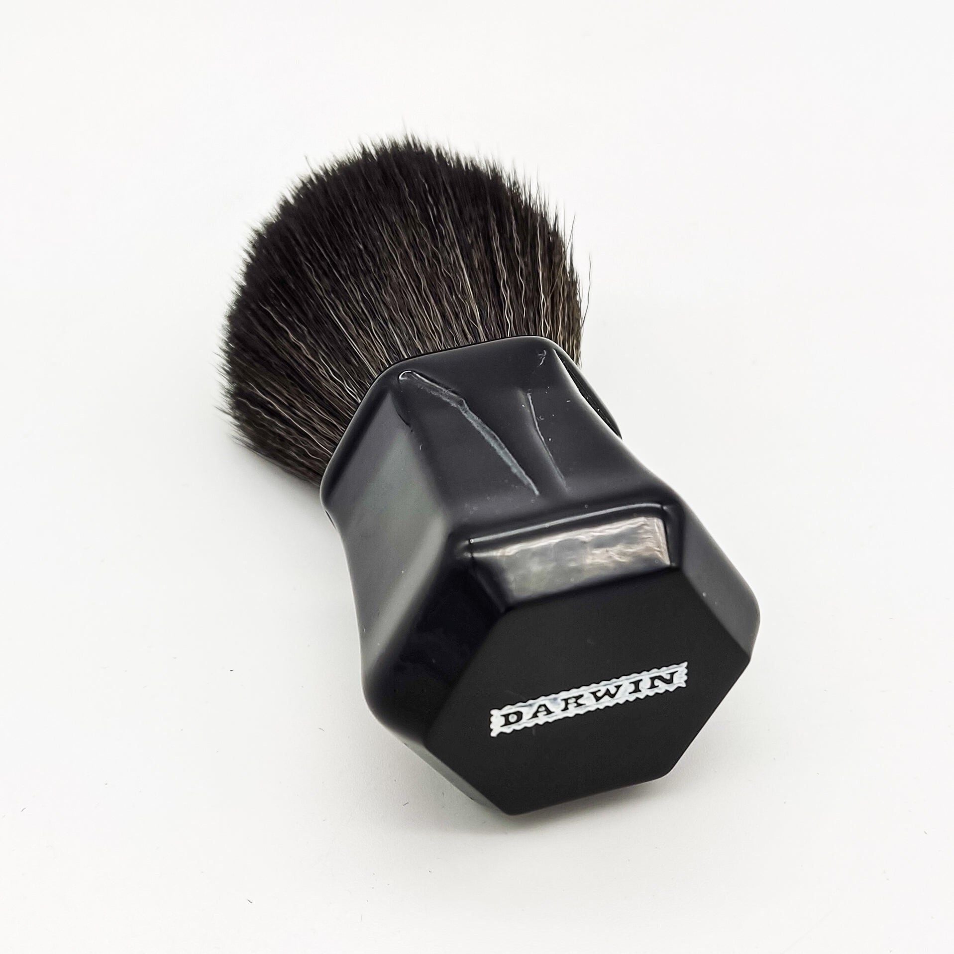 Darwin Shaving Schwarzer Synthetik-Rasierpinsel