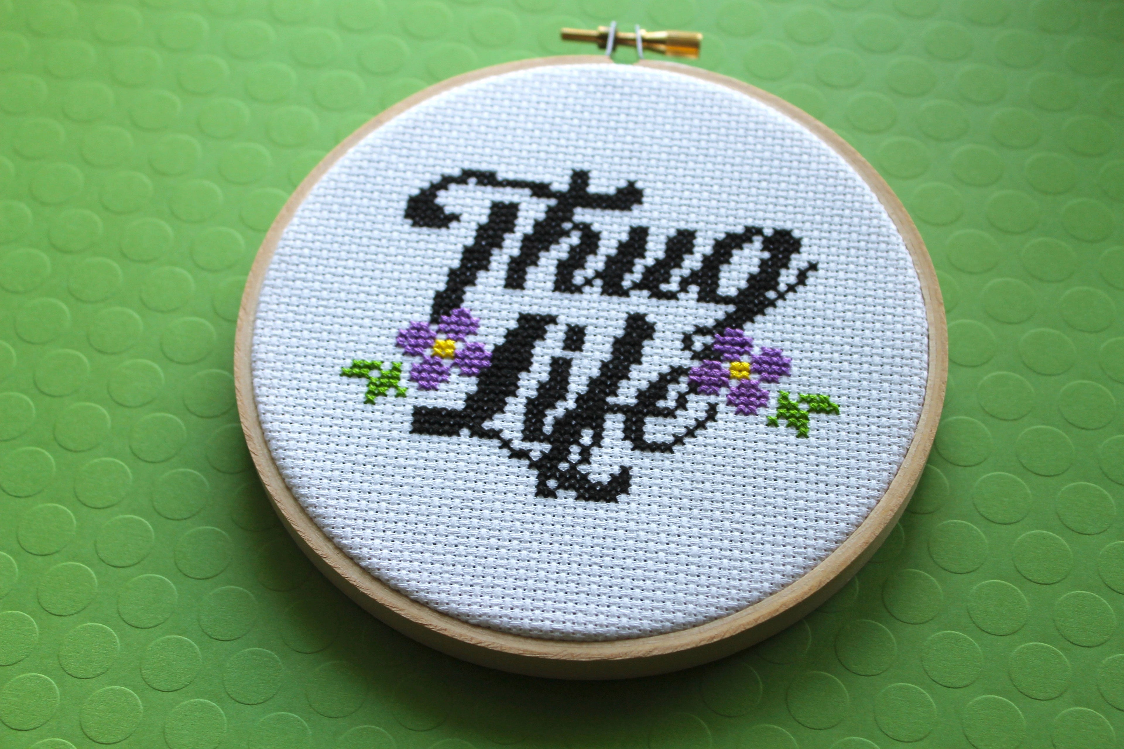 Thug Life Counted Cross Stitch DIY KIT Intermediate