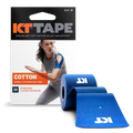 KT Tape Original Cotton Kinesiology-Tape, vorgeschnittene Streifen, Blau, 20 Stück