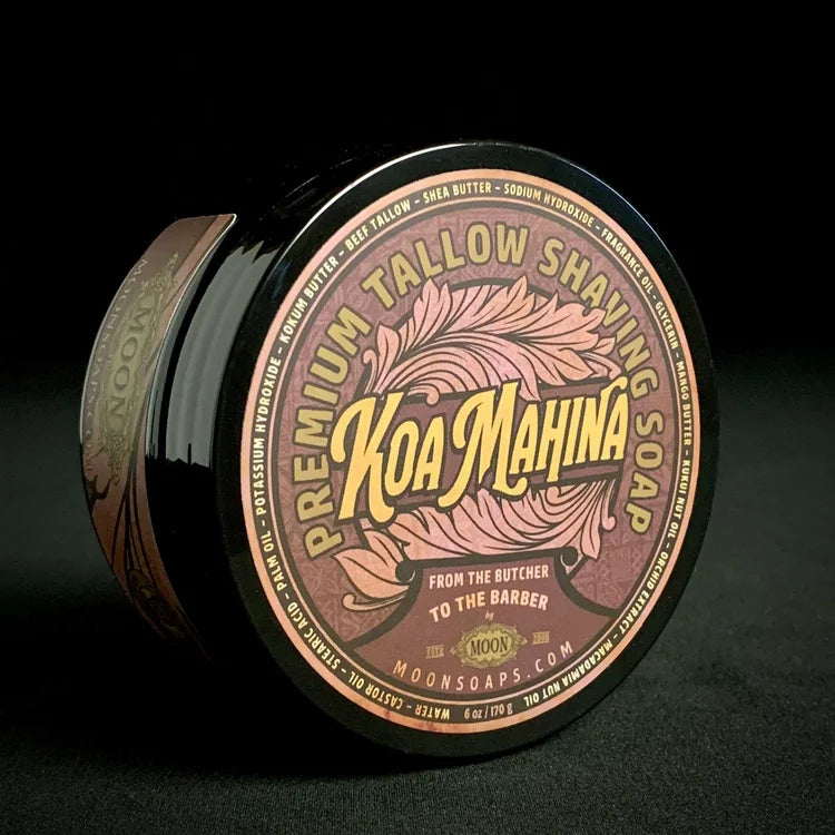 Moon Soaps Koa Mahina Rasierkollektion