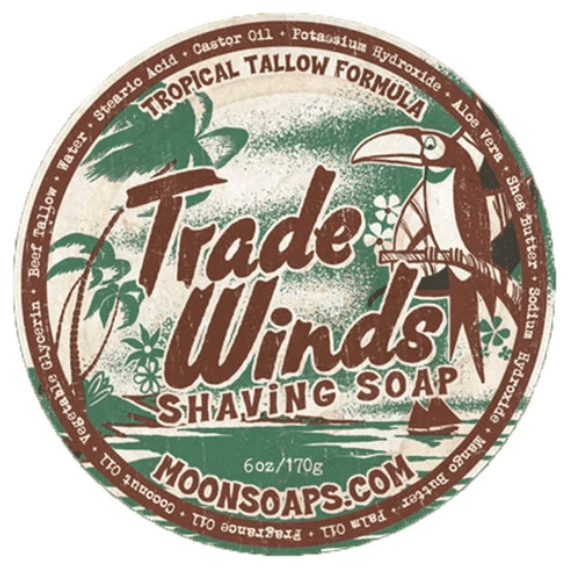 Moon Soaps Trade Winds Rasierseife 6 Oz