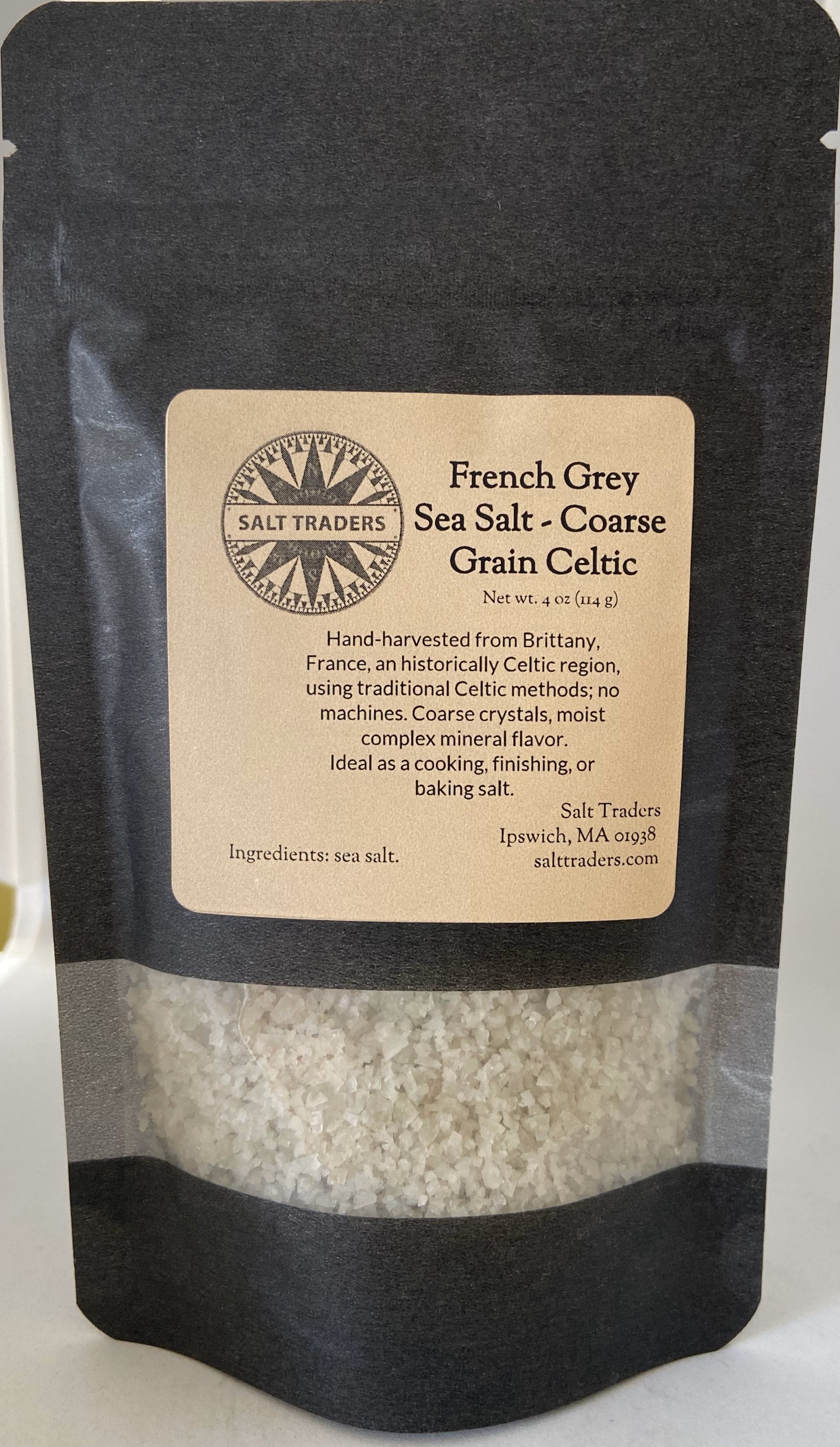 French Grey Sea Salt (Sel Gris) Fine or Coarse Grain Celtic - New Sizes!