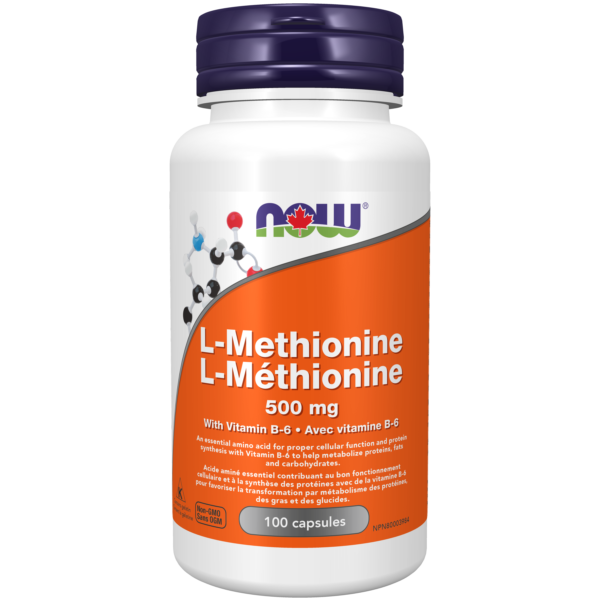 NOW Foods L-Methionin Pulver, USP-Qualität, 500 Gramm (1,1 lbs)