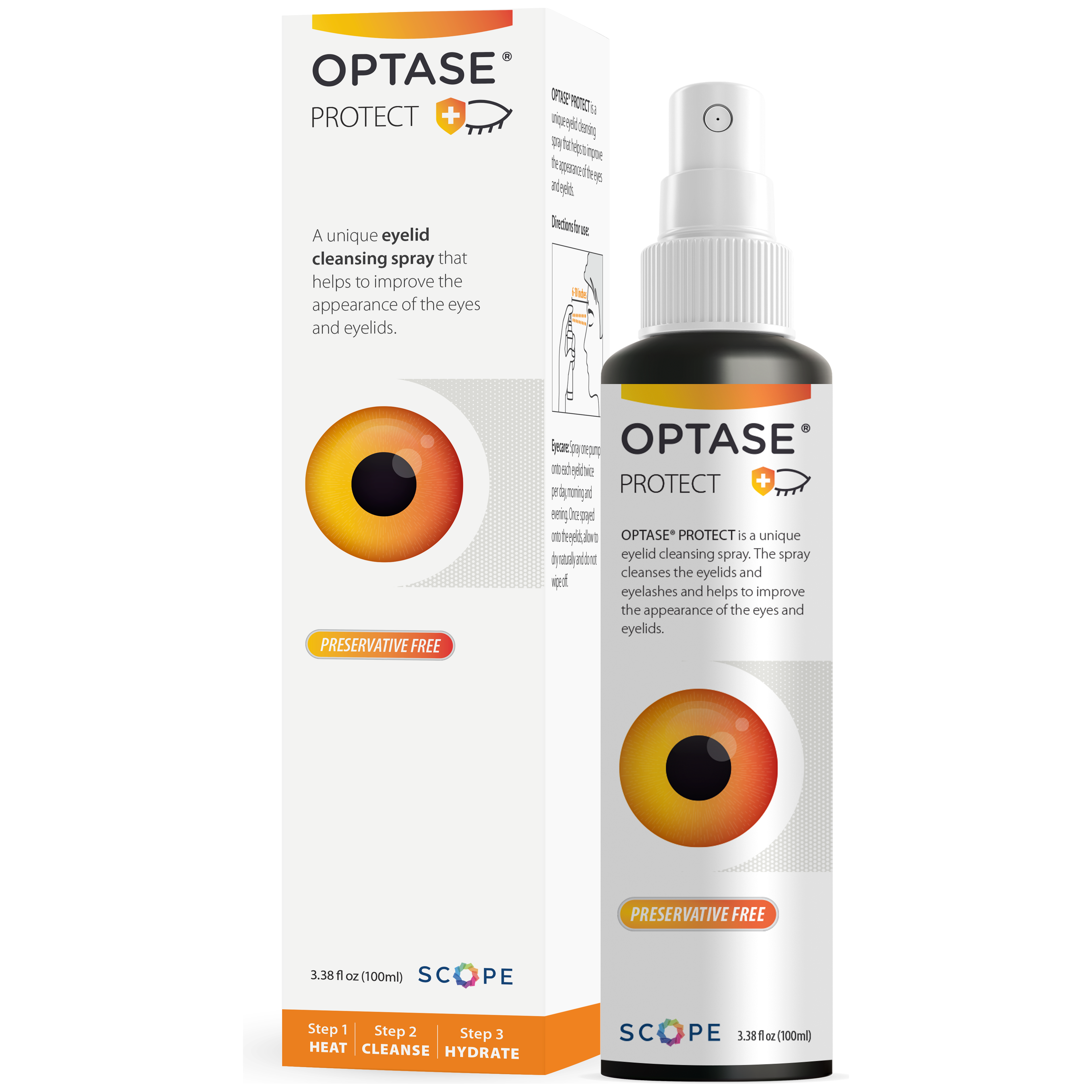 Optase Protect - Augenlid-Reinigungsspray 100 ml