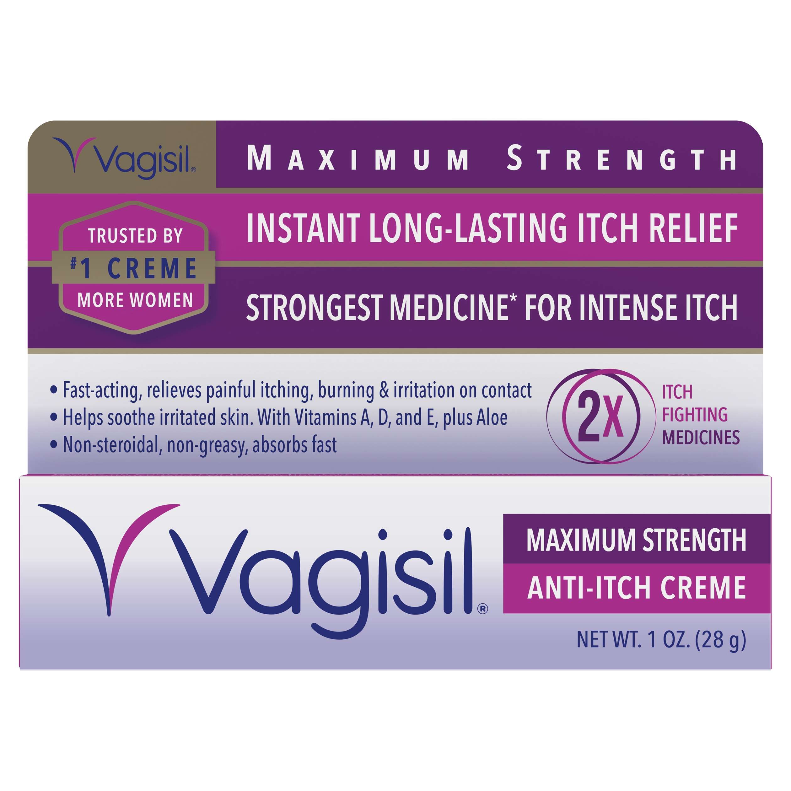 Vagisil Anti-Juckreiz Creme, maximale Stärke, 28g