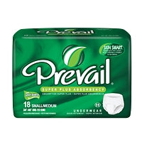 Prevail Maximum Saugstärke Unisex-Unterwäsche, Klein/Mittel, 72 Stück (4 Packungen à 18 Stück)
