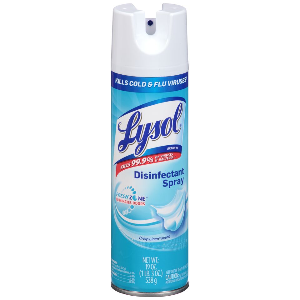 Lysol Desinfektionsspray, Frische Leinen-Duft, 538 g Aerosolspray