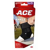 Ace Brand Deluxe Knöchelbandage, verstellbar, schwarz