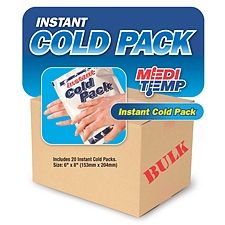 Kühlpack 20er-Pack: Sofort aktivierbare Eisbeutel für Notfälle und unterwegs