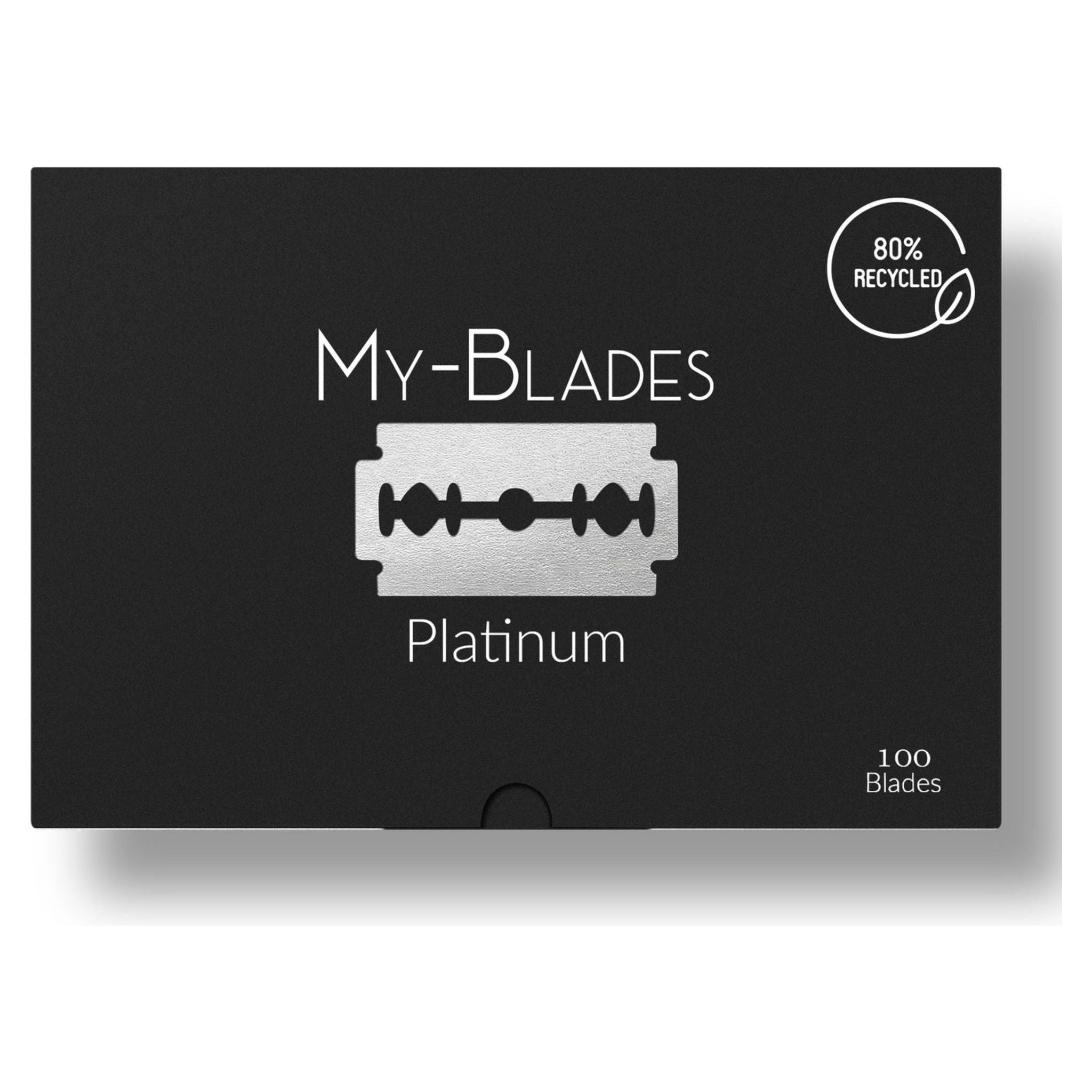 My-Blades Platinum Double Edge Rasierklingen, 100 Stück