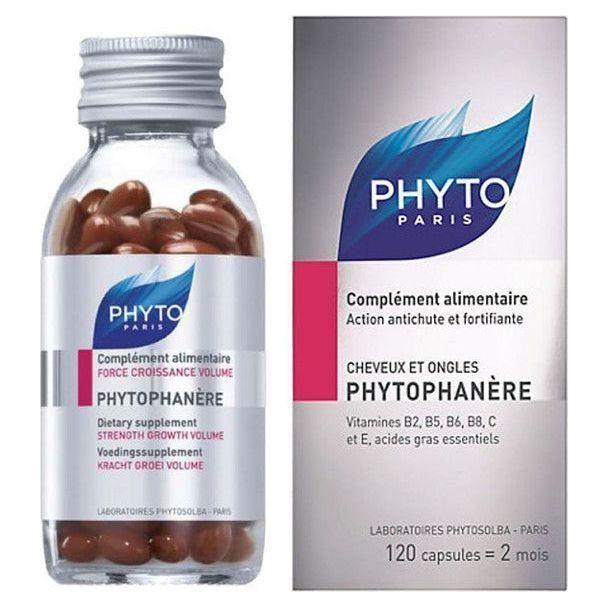 Phyto Phytophanere Shtesë Ushqimore Për Flokë Dhe Thonj 120 copë.