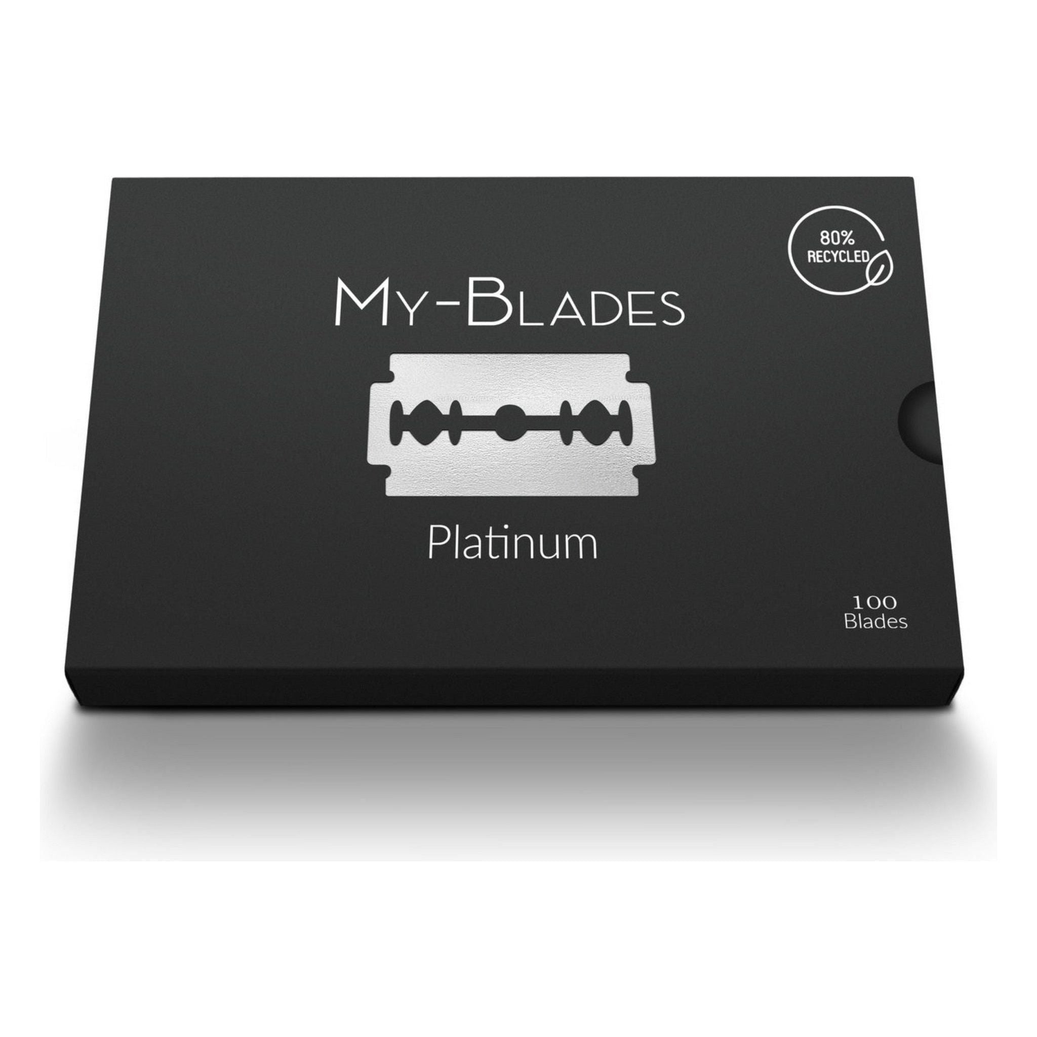 My-Blades Platinum Double Edge Rasierklingen, 100 Stück