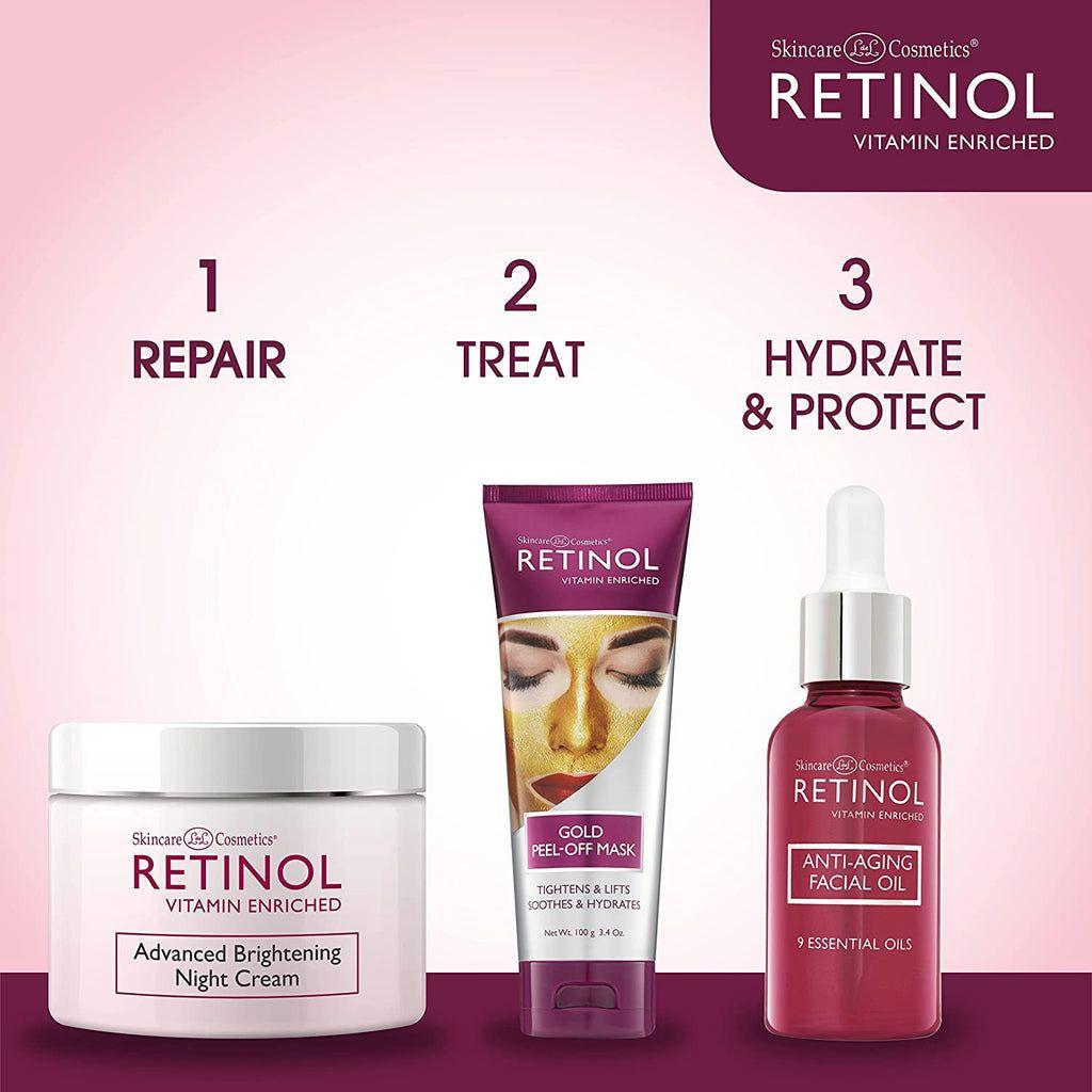 Maskë me rrudha Retinol Gold, që hiqet, 100g