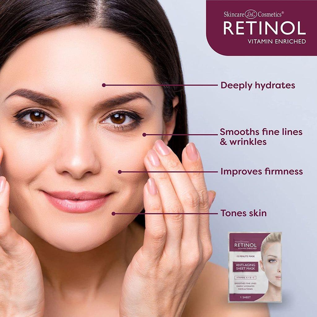 Retinol Anti-Aging Tuchmaske - 5 Tuchmasken