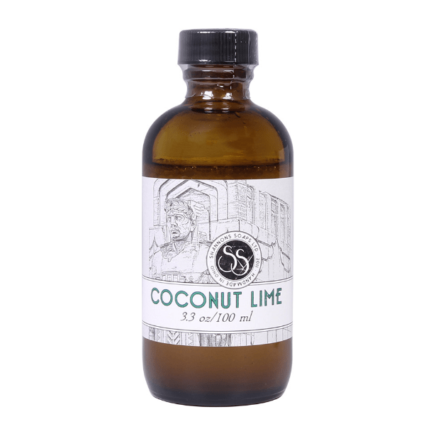 Shannons Soap Coconut Lime Beruhigendes Aftershave 3.3 Oz