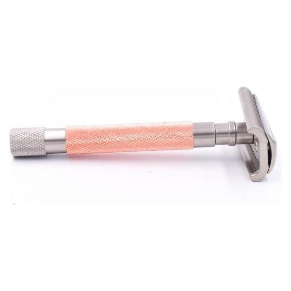 Parker 55SL-RG Rose Gold Semi Slant dreiteiliger Rasierhobel