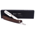 Parker SRDW Rasiermesser mit dunkelbraunem Palisanderholzgriff aus rostfreiem Edelstahl