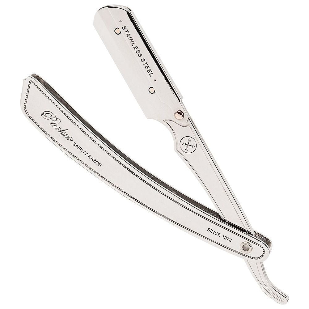 Parker SRX Heavy Duty Edelstahl Griff Clip Typ Friseur Rasiermesser