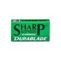 Sharp Durablade Hi Chromium Double Edge Rasierklingen - 10er-Pack