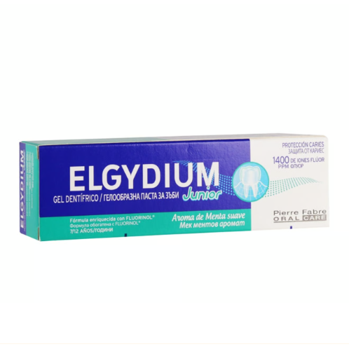 Elgydium Junior Zahnpasta-Gel Milde Minze 7-12 Jahre 50ml