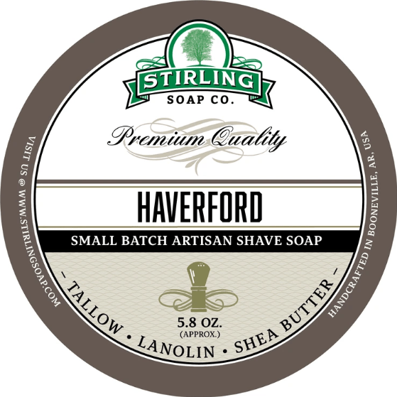 Stirling Soap Co. Haverford Rasierkollektion