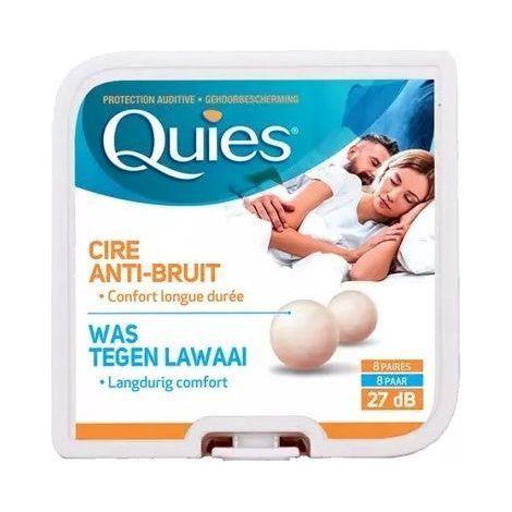 Quies Anti-Lärm Ohrenstöpsel aus Wachs 27 dB – 8 Paar