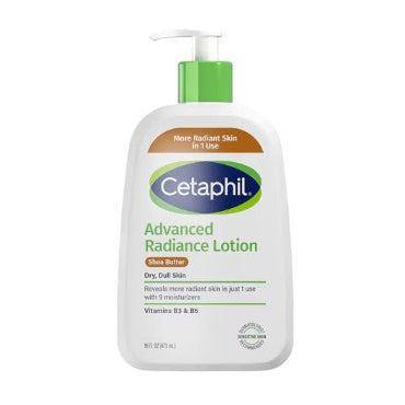 Cetaphil Body Advanced Radiance Lotion mit Sheabutter für trockene, fahle Haut – 473 ml
