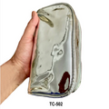 Kingsley Silverfarbene Reise-Kosmetiktasche TC-502