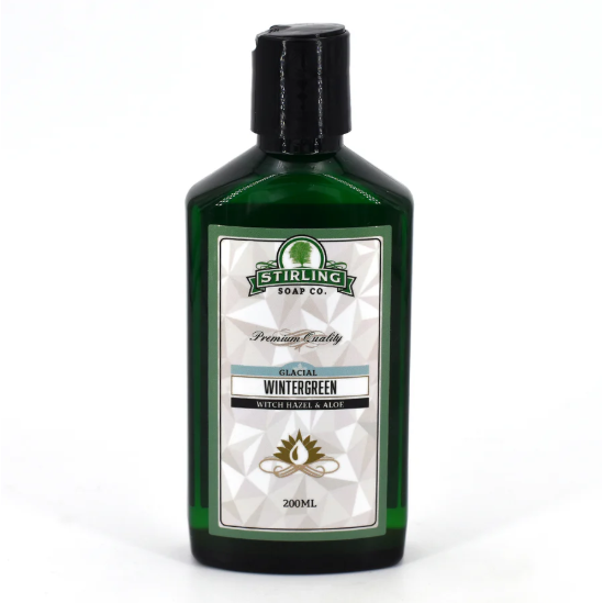 Stirling Soap Co. Glacial Wintergreen Shtojcë për Lëkurë (Witch Hazel) dhe Aloe 200 ml