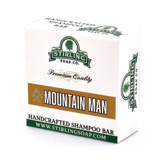 Shampo-sapuni Stirling Soap Co. Mountain Man 108g
