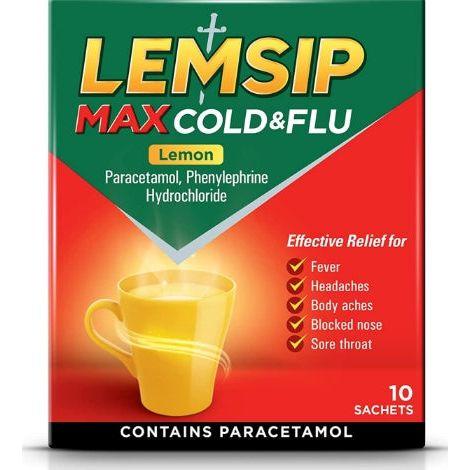 Lemsip Max Erkältung & Grippe Zitrone 10 St.