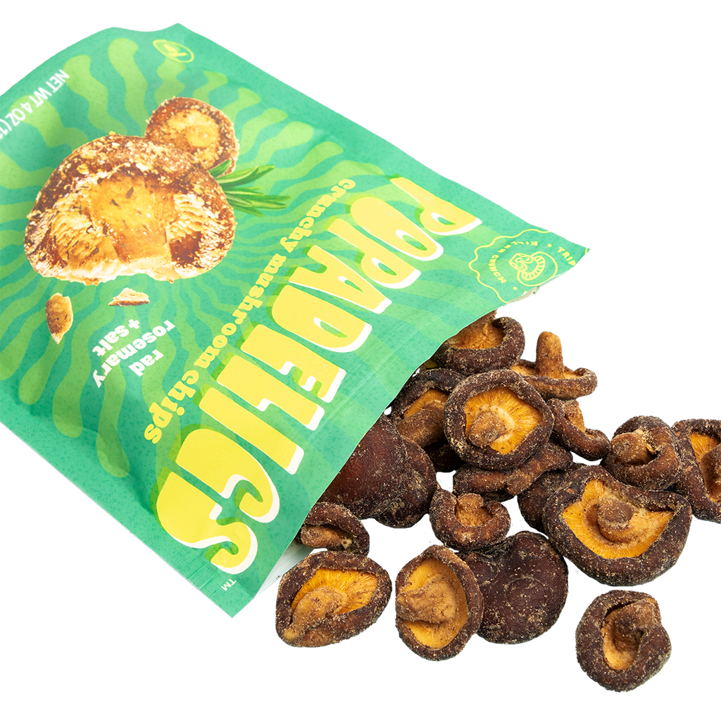 Popadelics Crunchy Mushroom Chips — Rad Rosemary + Salt | 6-Pack
