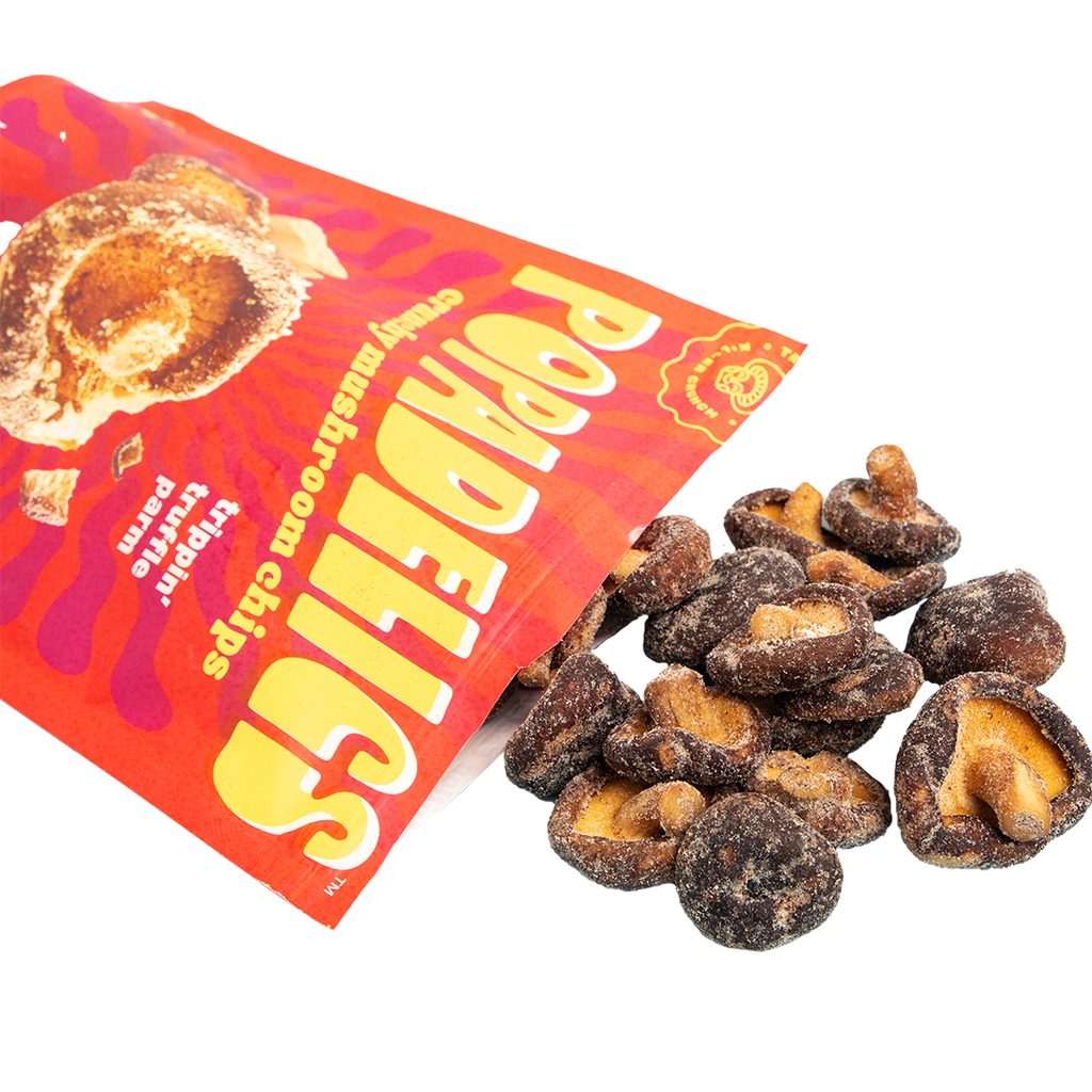 Popadelics Crunchy Mushroom Chips — Trippin' Truffle Parm | 6-Pack