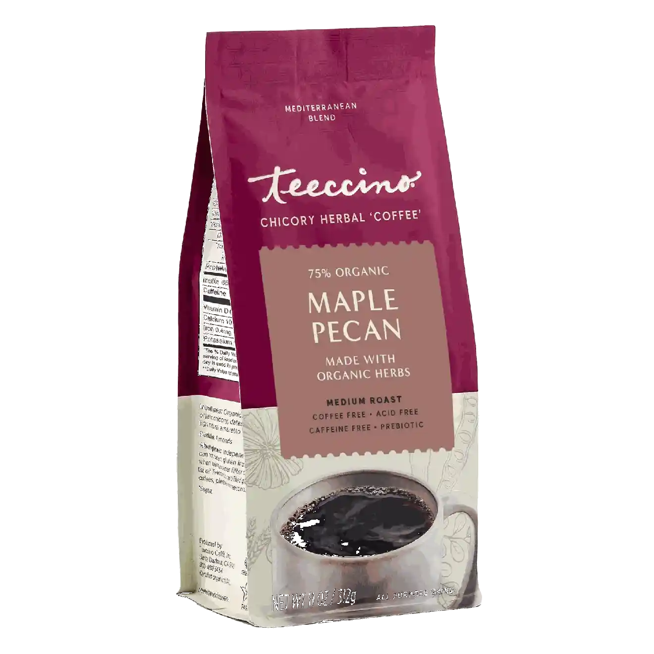 Maple Pecan Chicory Herbal Coffee