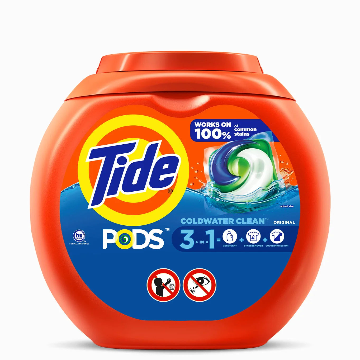 Tide Pods Flüssigwaschmittel, 4-in-1 Ultra Oxi