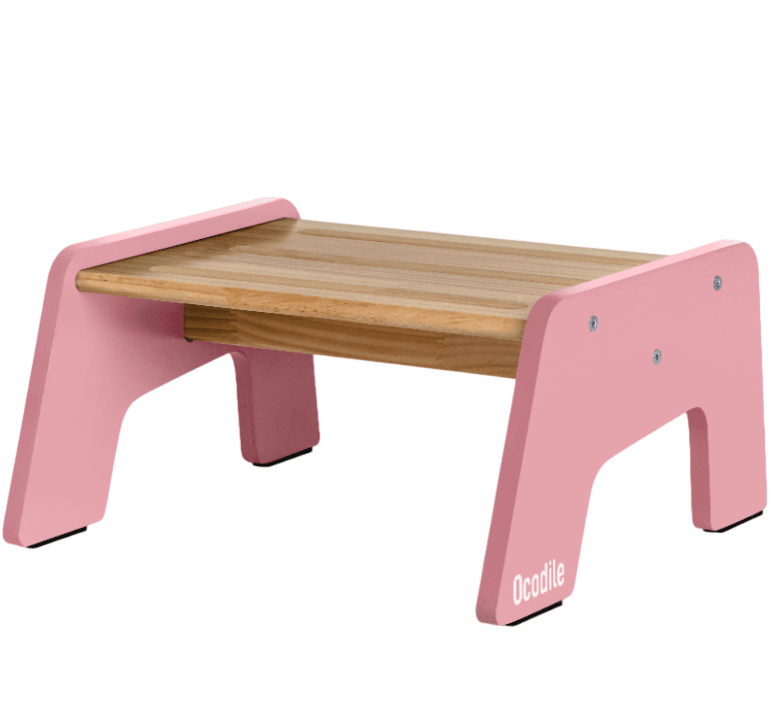 1-Step Wooden Stool for Kids(Multi-Purpose Step Stool for Kitchen, Bath, and Potty Training)