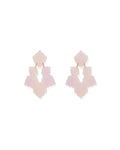 Michelle Statement Earrings - Moon Dust