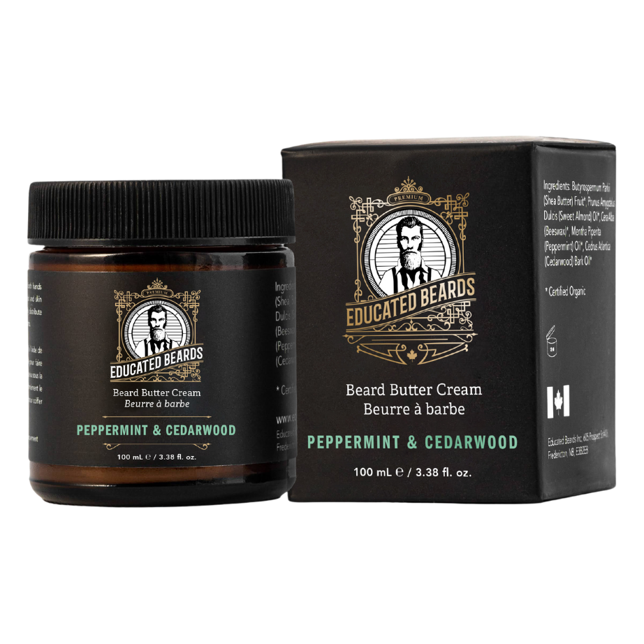 Educated Beards Pfefferminz & Zedernholz Bartbuttercreme 100ml