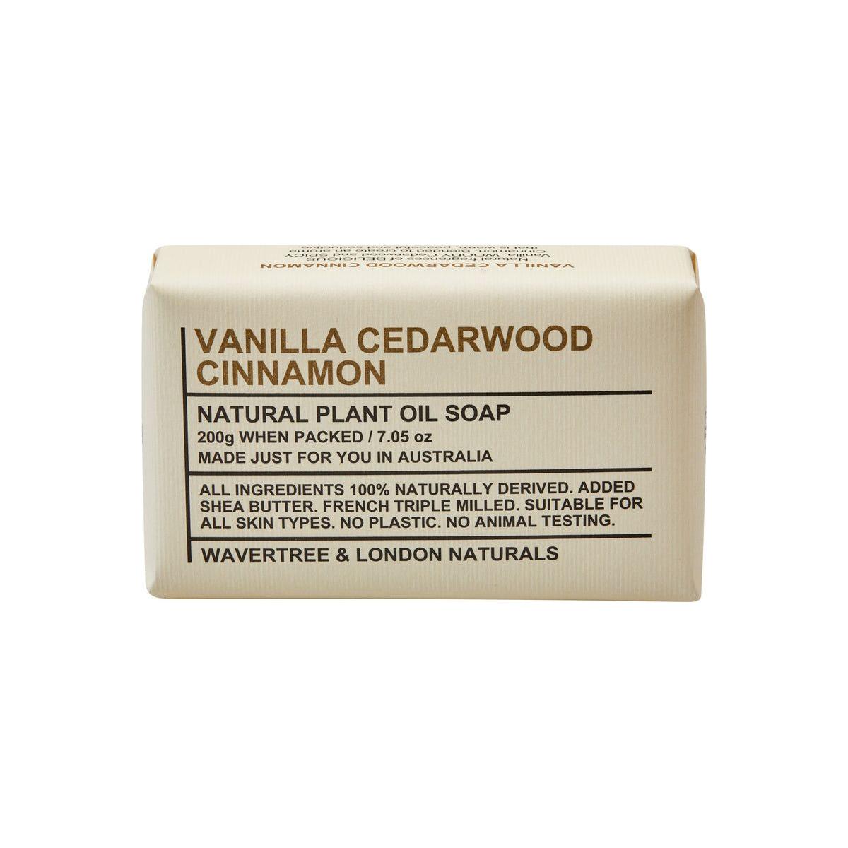 Wavertree & London Naturseife Vanille Zedernholz Zimt 7 Oz