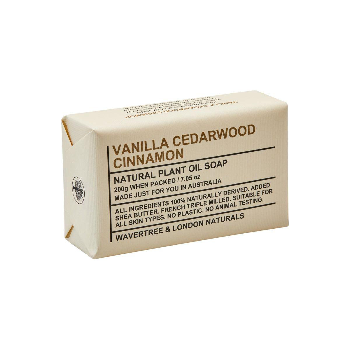 Wavertree & London Naturseife Vanille Zedernholz Zimt 7 Oz