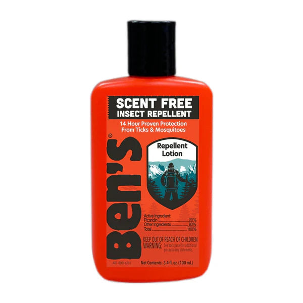 Bens 30% DEET Zecken- und Insektenschutzlotion, Flasche 100 ml