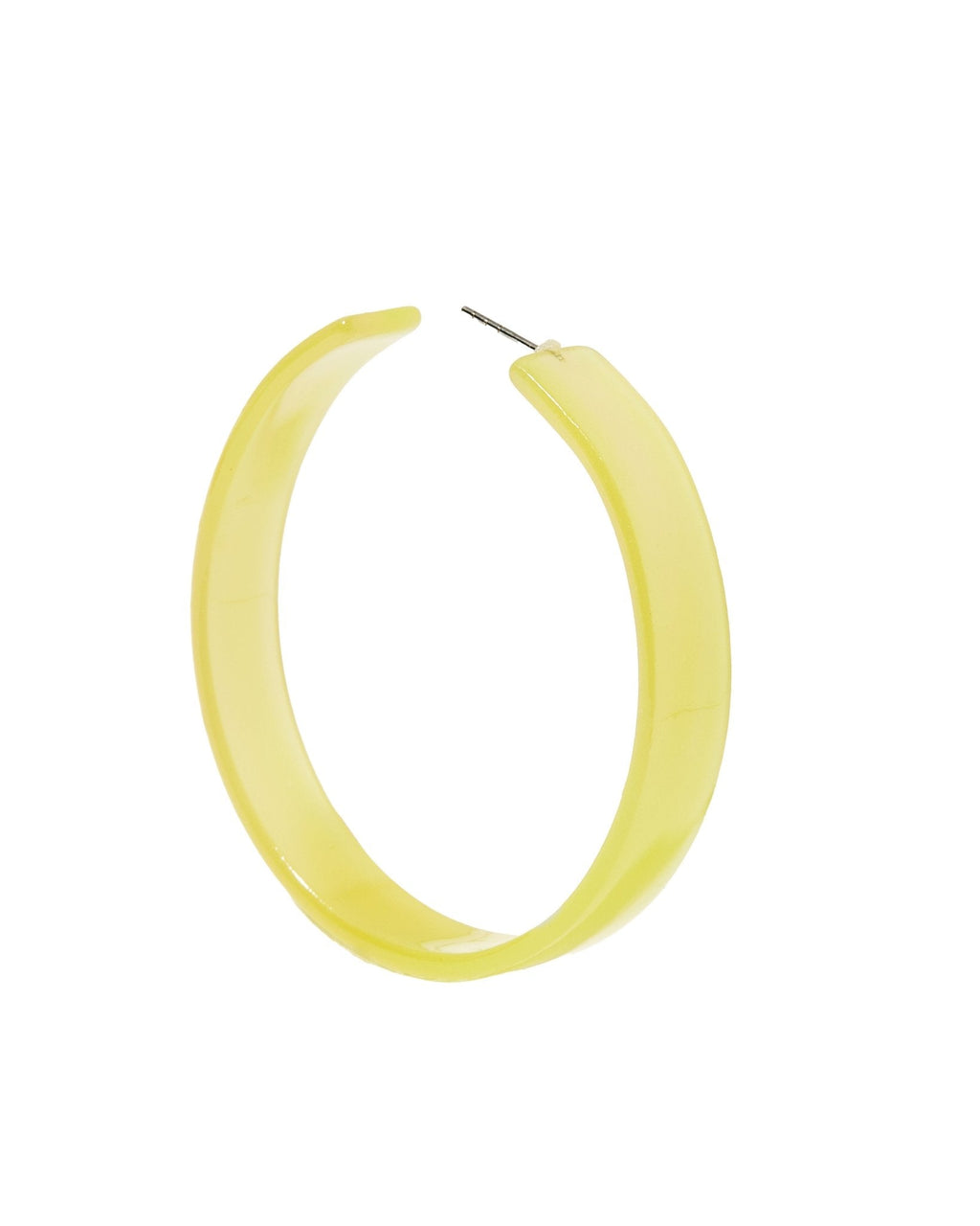 Ashley Mega Hoop Earrings - Citrine