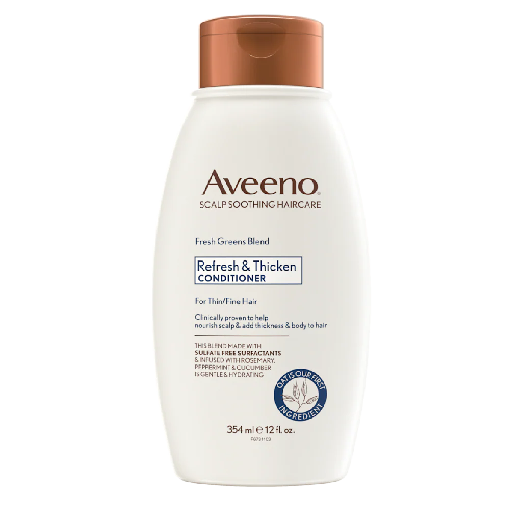 Aveeno Beruhigende Spülung für die Kopfhaut, mit frischen grünen Pflanzen, 354 ml
