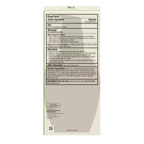 Aveeno Clear Complexion Locion Hidratuese Ditore, Locion Hidratues për Fytyrën me Pompë, 118 ml