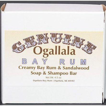 Ogallala Bay Rum & Sandalwood Sapun dhe Shampo Krem në Trajtë Tabletash 127.5 gr