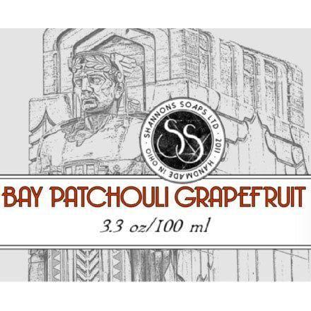 Shannons Soaps Bay Patchouli Grapefruit Beruhigendes Aftershave 100ml